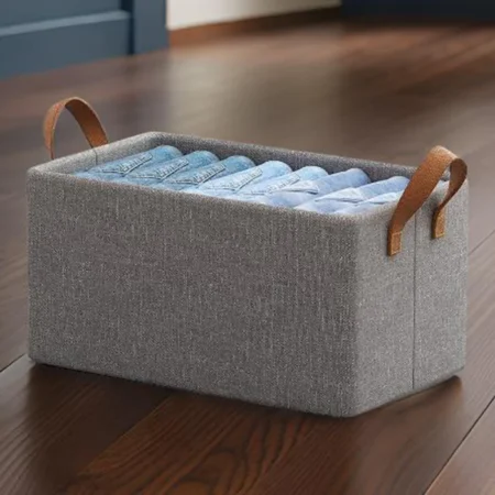 FOLDABLE CLOTH STORAGE BOX