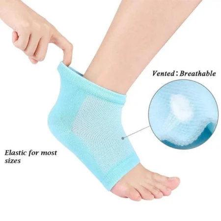 Heel Pain Relief Silicone Gel Heel Socks